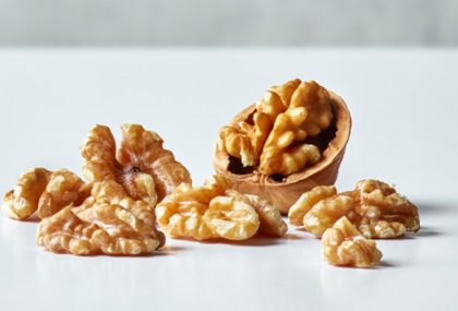 Walnut cluster on surface