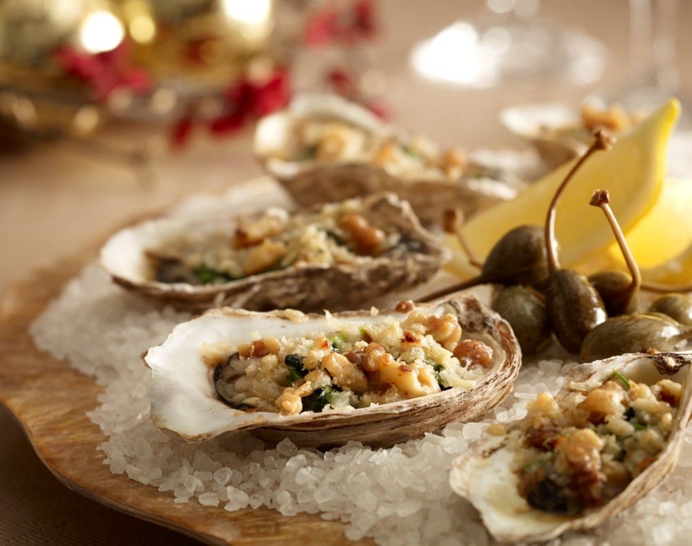 Oysters Rockefeller California Walnuts