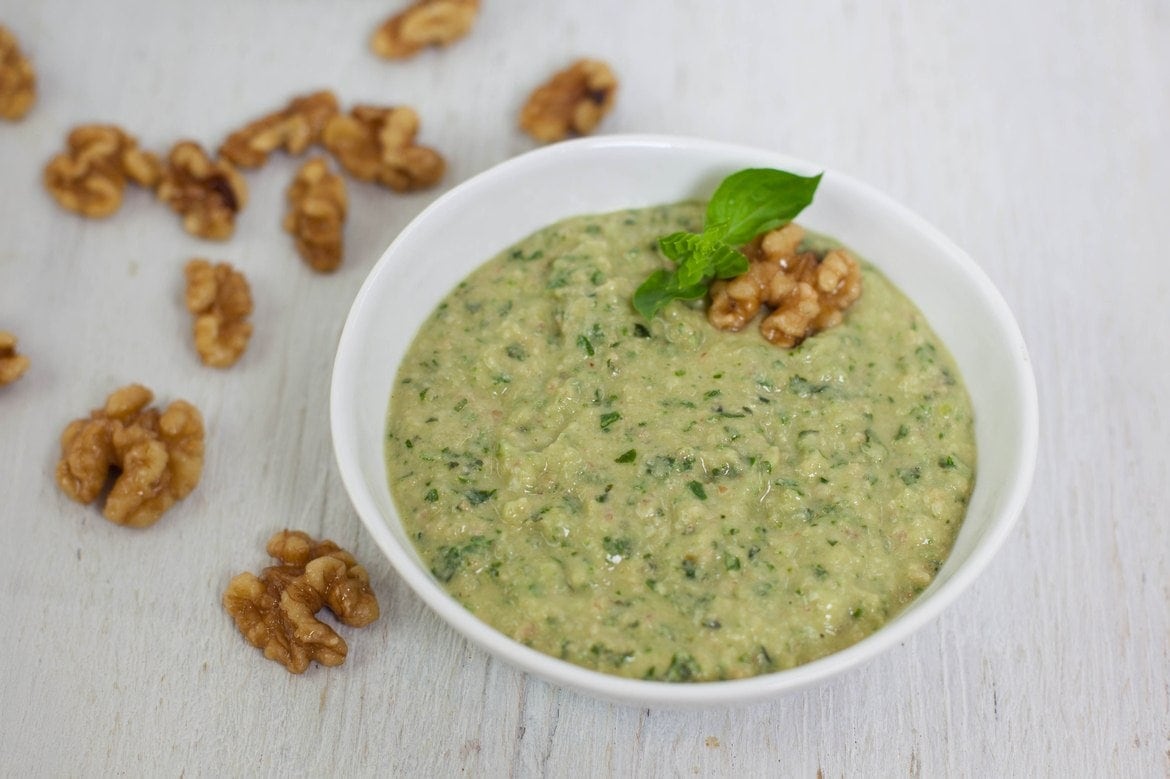 Vegan Creamy California Walnut Pesto Sauce-image