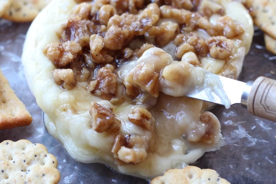 Baked Brie With Maple Glazed Walnuts California Walnuts