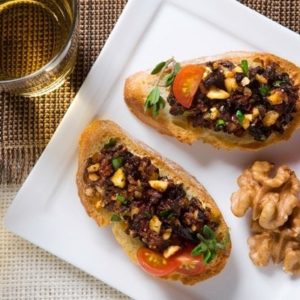Walnut, Black Olive and Dried Tomato Spread