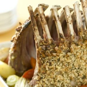 Walnut Encrusted Lamb