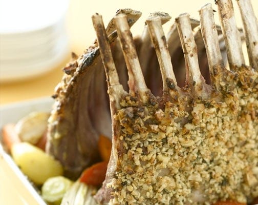 Walnut Encrusted Lamb