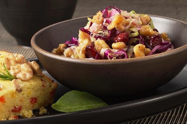 Cranberry & Walnut Coleslaw