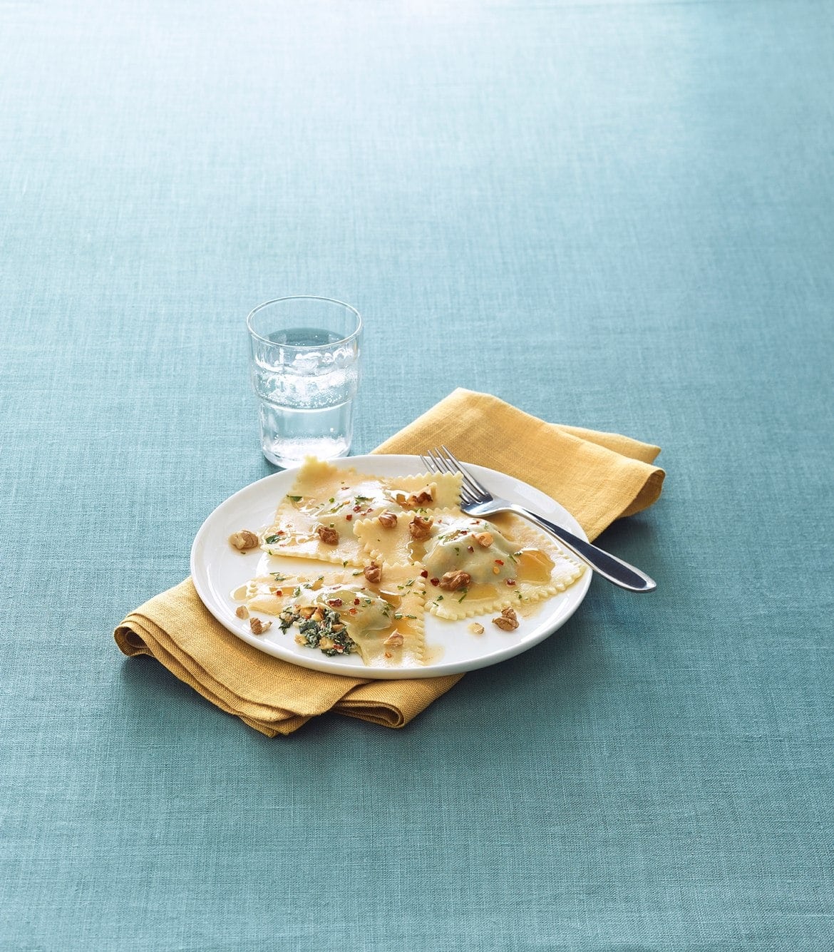 Walnut, Swiss Chard and Ricotta Ravioli - California Walnuts