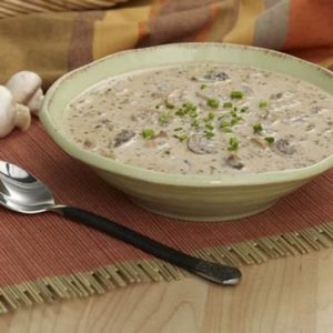 Walnut "Cream" of Mushroom Soup