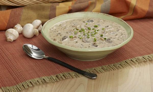 Walnut "Cream" of Mushroom Soup