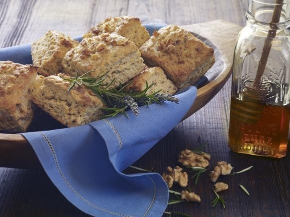 Walnut Rosemary Biscuits