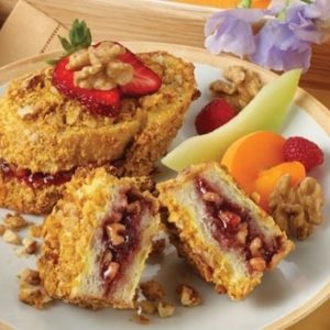 Walnut Stuffed French Toast