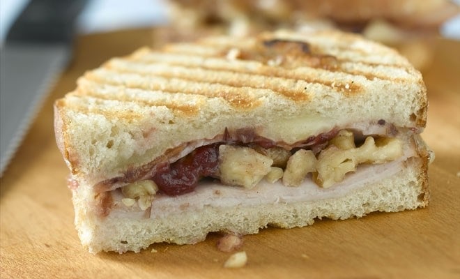 Grilled Walnut Panini Sandwiches