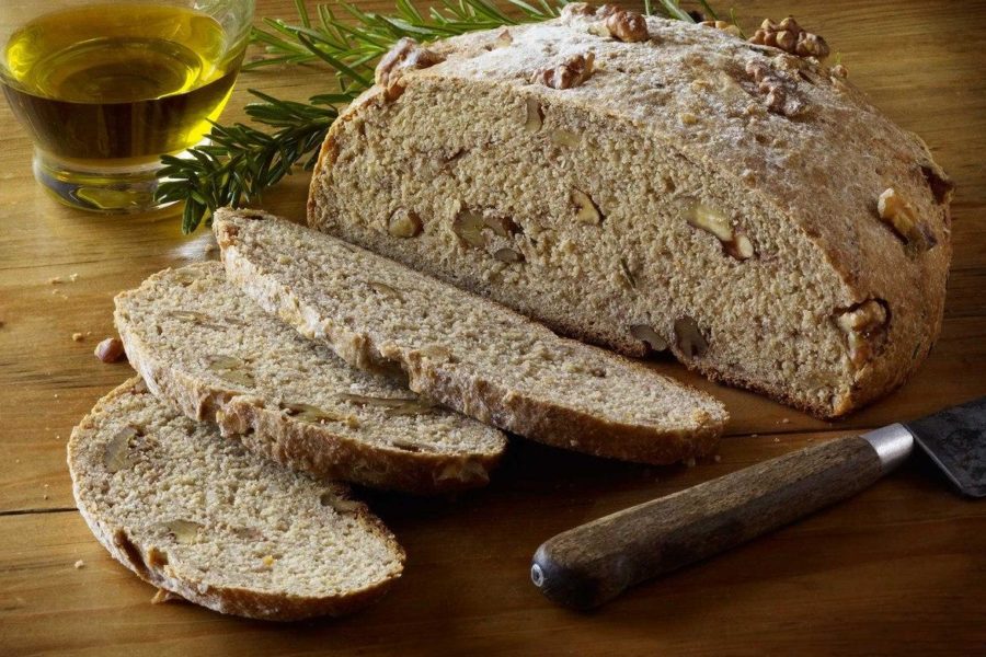 Peasant Walnut Barley Loaf