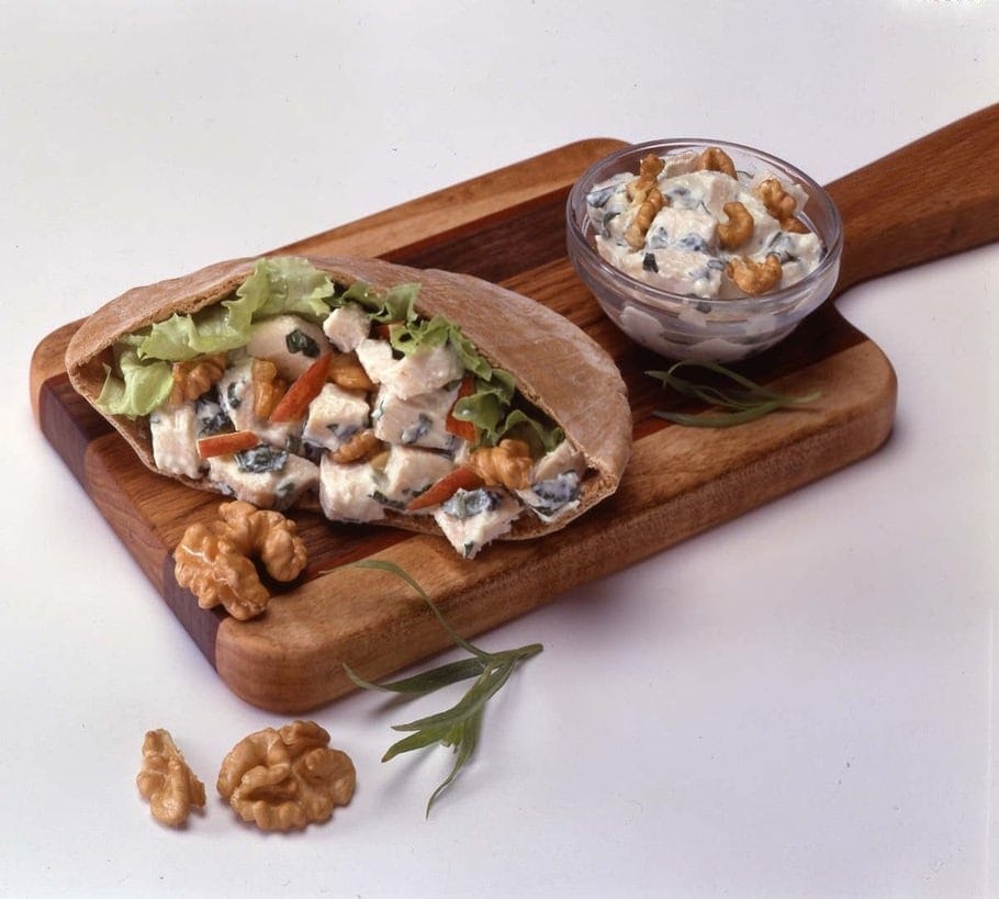 Walnut Chicken Salad Sandwich - California Walnuts