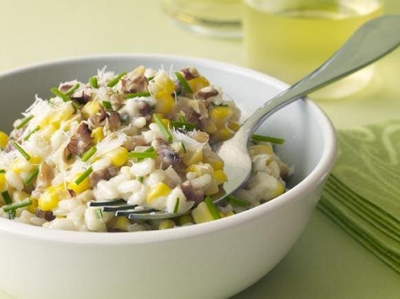 Sweet Corn & Toasted Walnut Risotto