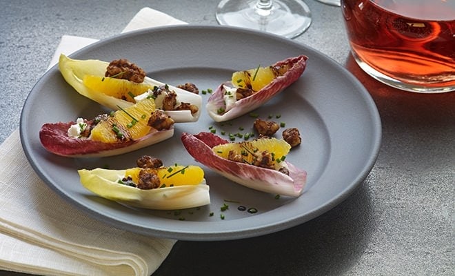 Stuffed Endives With Goat Cheese And Walnuts - California Walnuts