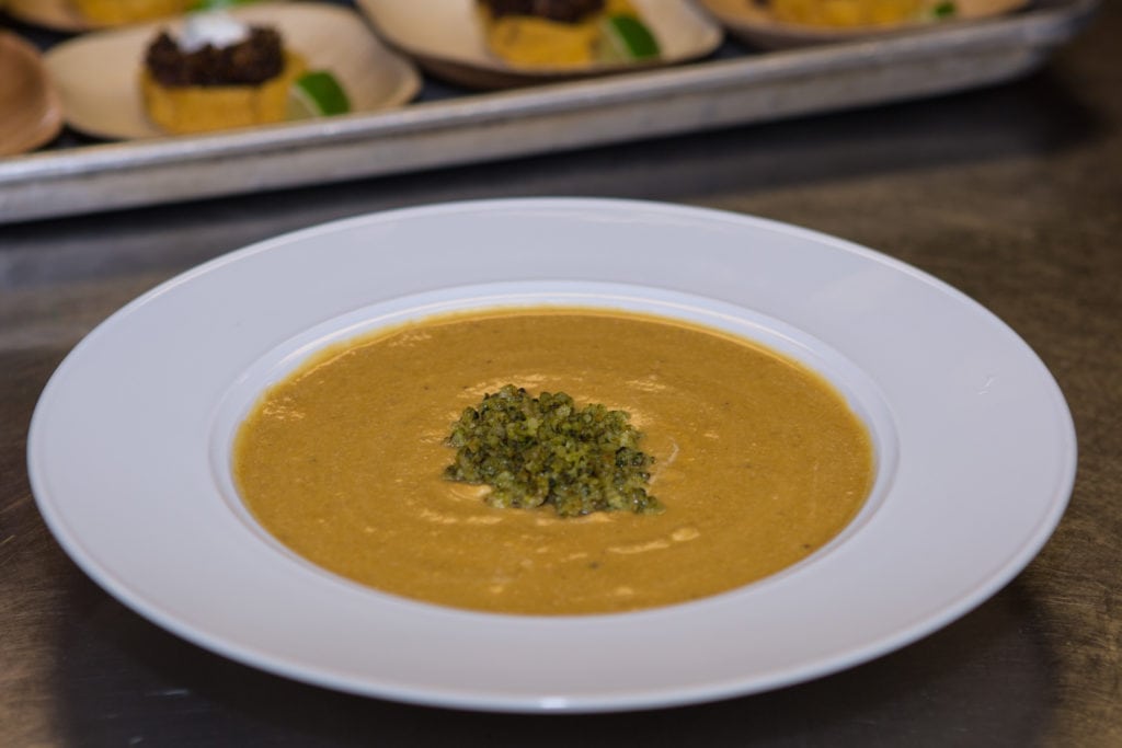 Curried Walnut and Apple Butternut Squash Soup