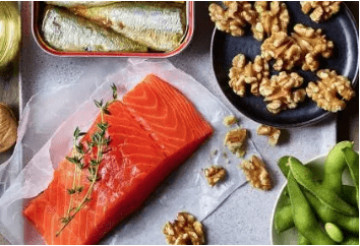 salmon with california walnuts