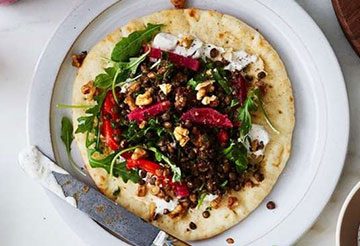 walnut lentil gyros