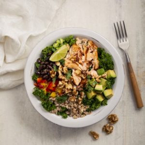Walnut Salmon Bowl