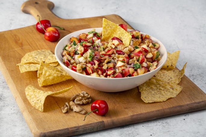 Cherry Walnut Salsa