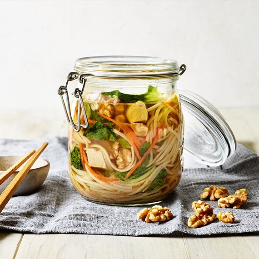 Asian Walnut Veggie Noodle