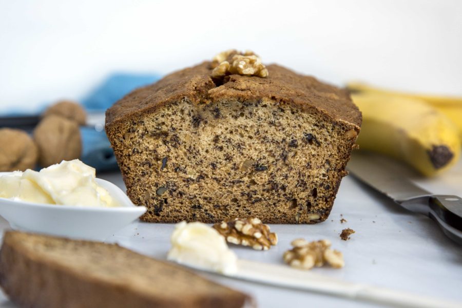 Walnut Brown Butter Banana Bread