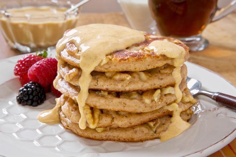 Walnut Whole Wheat Pancakes