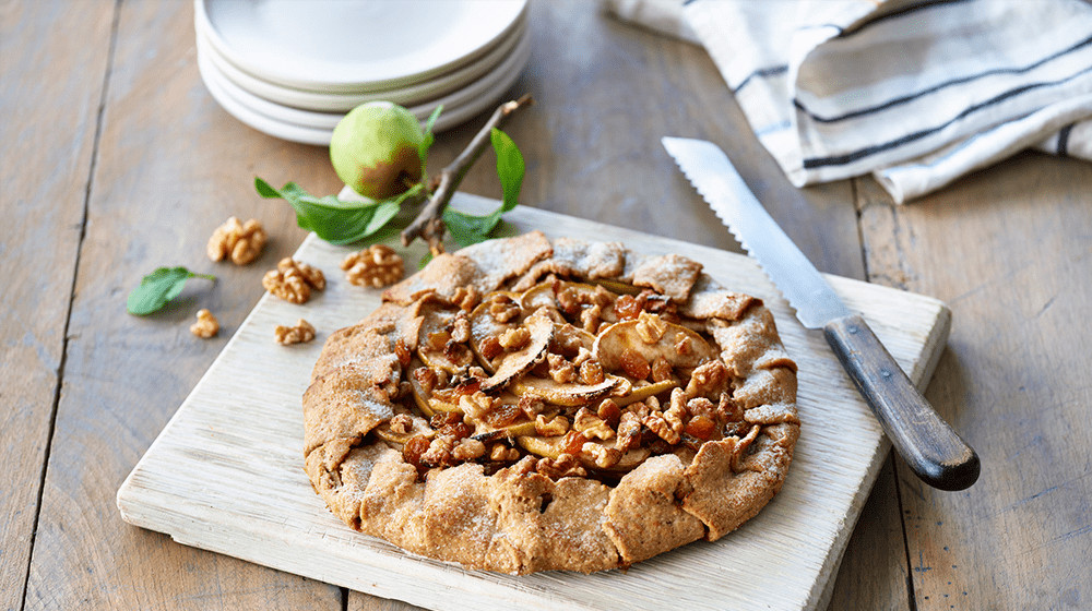 Apple Walnut Crostata