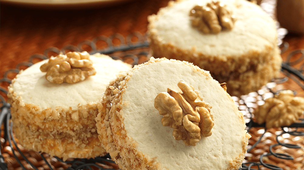 Dulce de Leche and Walnut Alfajores