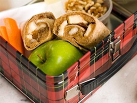 Fruity Walnut Butter Wraps