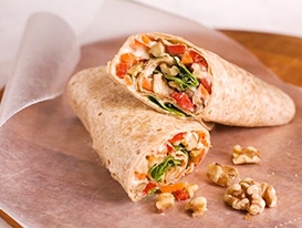 Hummus and Veggie Wrap