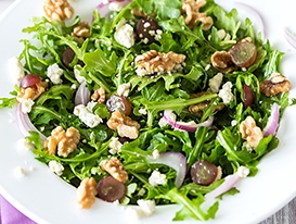 Arugula Walnut Fig Salad