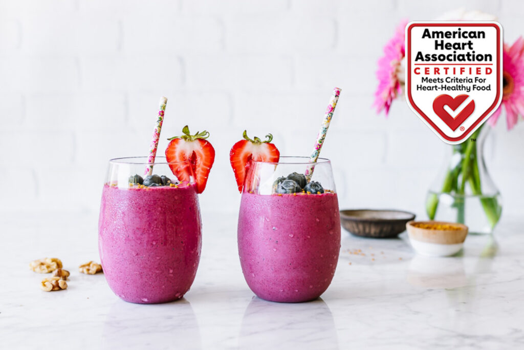 Mixed Berry Walnut Chia Smoothie