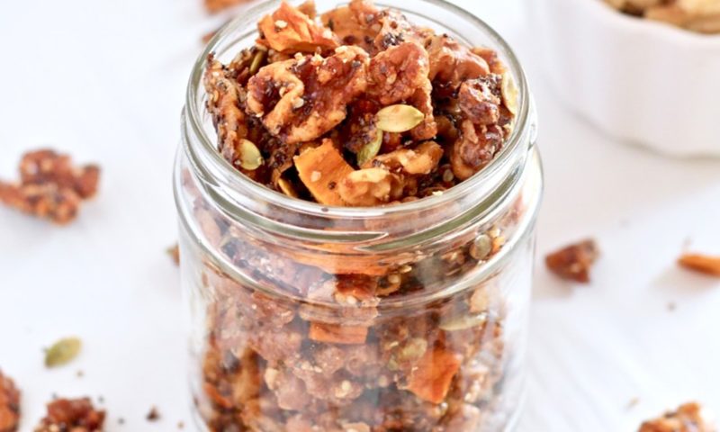 Walnut Mango Granola Topper