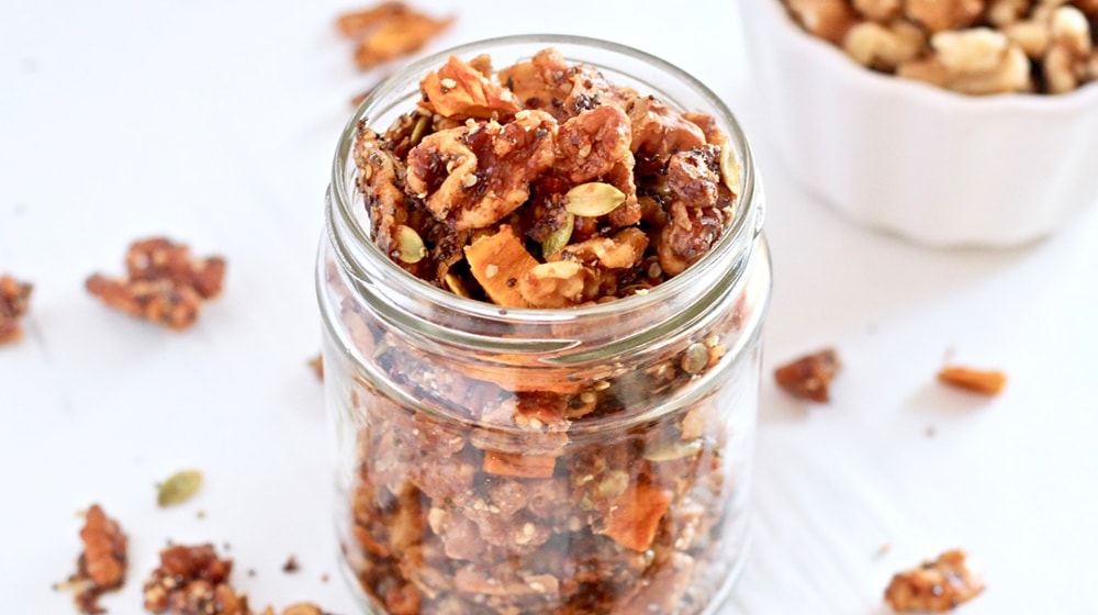 Walnut Mango Granola Topper