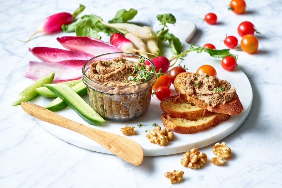 California Walnut, Lentil and Mushroom Pate