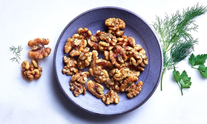 Ranch Walnuts Healthy Snacking