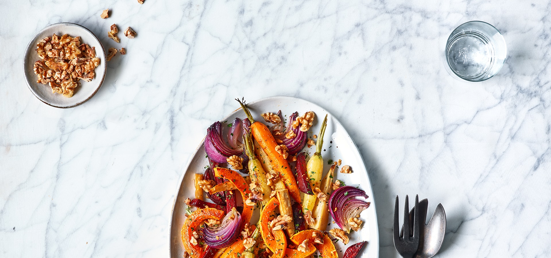 Roasted Vegetables with Walnuts Kitchen Hack Slider