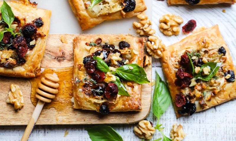 Walnut and Brie Puf Pastry