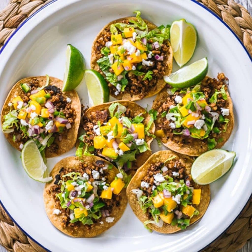 Walnut Meat Toastadas