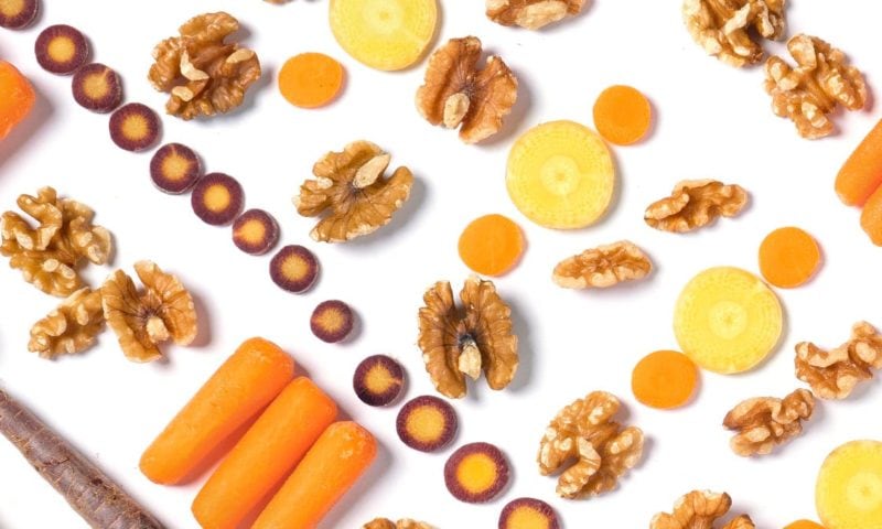Carrots and Walnuts Power Pairing