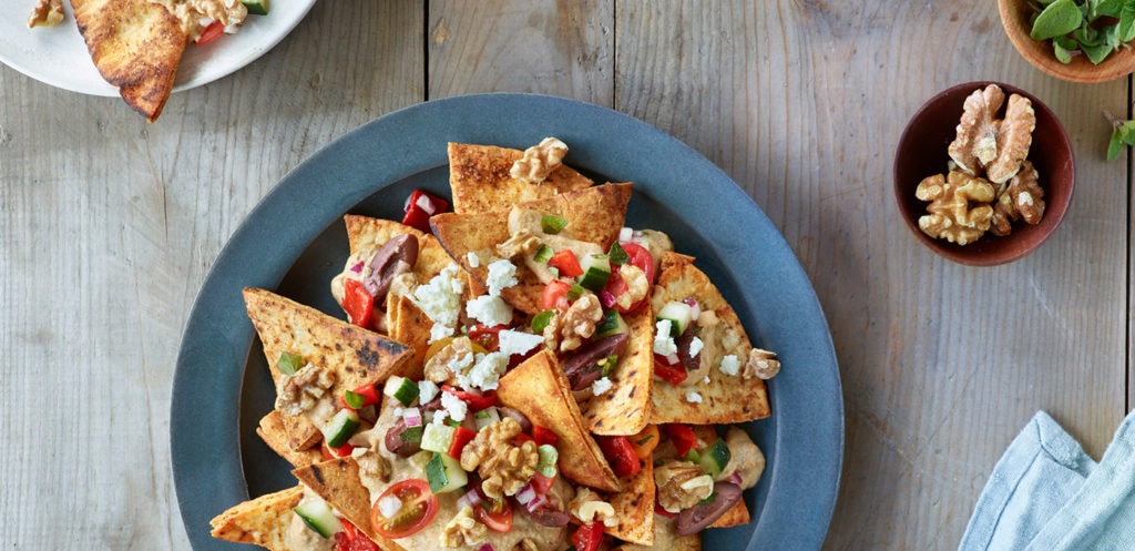 Mediterranean Nachos