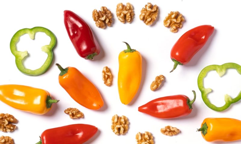 Put Some Pep in your Power Pairing with Walnuts and Bell Peppers