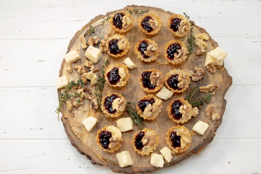 Toasted Walnuts & Blackberry Jam Bites