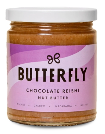 Chocolate Reishi Nut Butter, Butterfly Superfoods