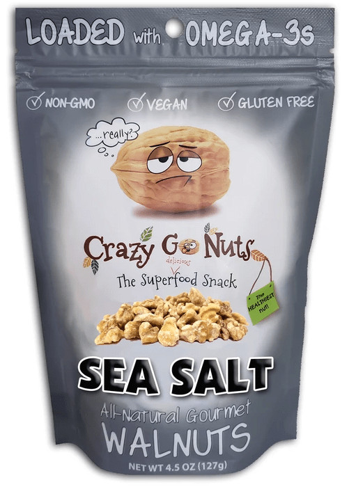 Sea Salt Walnuts - Crazy Go Nuts