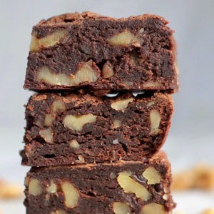 Avocado Walnut Brownies