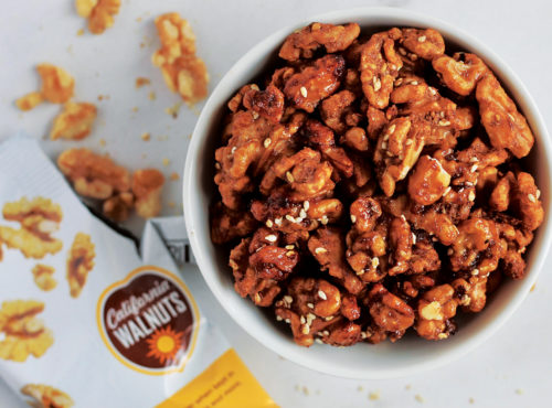 Soy Glazed Walnuts