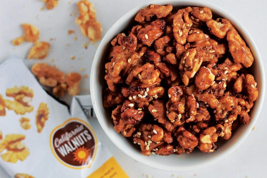 Soy Glazed Walnuts