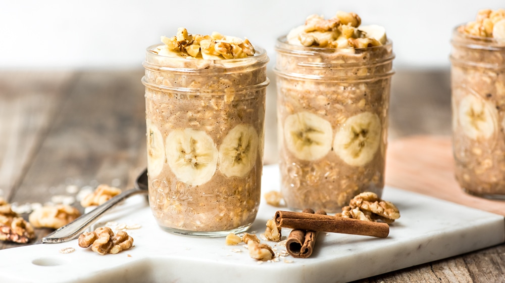 Banana Bread Overnight Oats