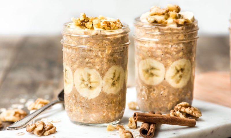 Banana Bread Overnight Oats